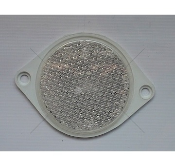 Odrazka bílá FI75, rozteč 100mm