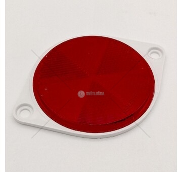 Odrazka červená D75 s ušima