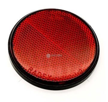 Odrazka D80 červená samolepící