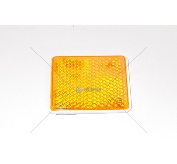 Odrazka obdelník oranžová 38,5x47,7mm