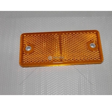 odrazka obdelníková zlatá s otovarami  DOB34/Z