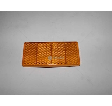 Odrazka obdelníková žlutá 31,5*69  DOB-38/ZOLTY