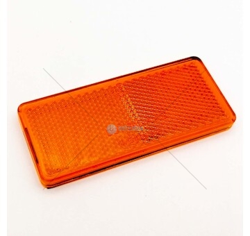 Odrazka oranžová 96x42 samolepící