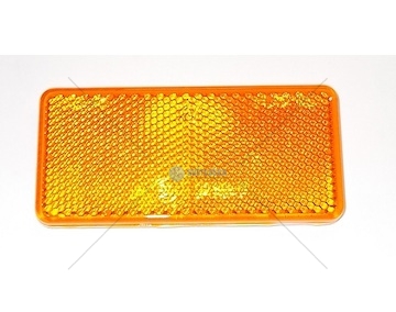 Odrazka oranžová samolepící 96x42mm