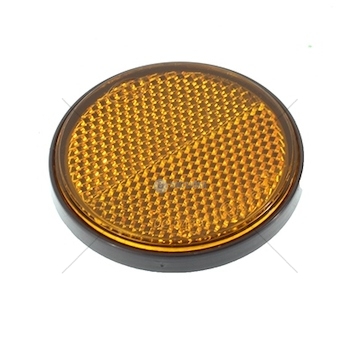 Odrazka oranžová samolepící FI 60 mm