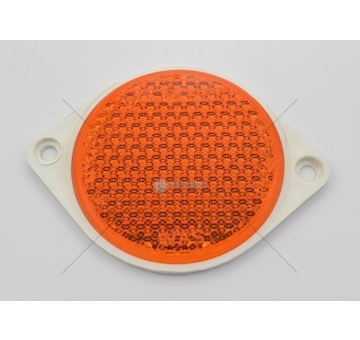 Odrazka žlutá s úchytem WAS 517