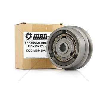 Odstředivá spojka 115x19 mm perodrážka 1-řemen MAR-POL