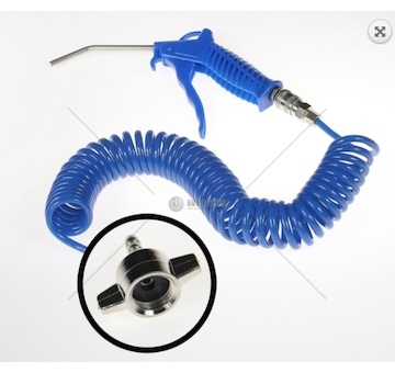 Ofukovací pistole + 5,5m modrá výstup koncovka IVECO, DAF