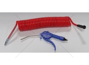 Ofukovací pistole sada s hadicí MB Actros MP4 Euro 6, DAF červený / černý