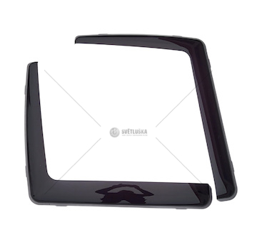 Ofuky okna kabiny ( deflektor ) MAN TGX, TGS - do 2020 - kouřové