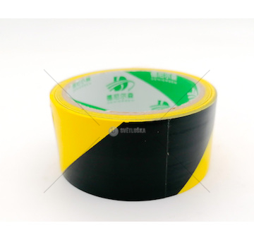 Ohraničovací páska žluto-černá 200m