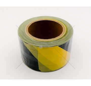 Ohraničovací páska žluto-černá 20m