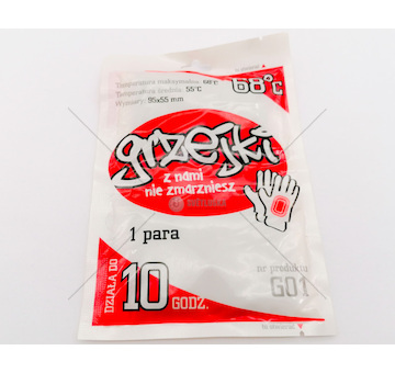 OHŘÍVAČE - ohřívače rukou (rukavic) - 10 párů (20 kusů) PARA  G01