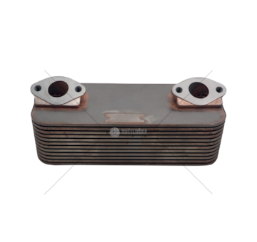 Oil Cooler, engine oil ACTROS - OM501LA/502LA 12 BLADES BF original