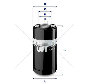 Oil Filter 8060/8360/8460 - CITYCLASS Ufi