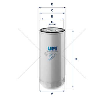 Oil Filter CURSOR 8/10/13 - STRALIS Ufi