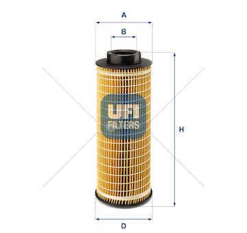 Oil Filter DC 16 - P,G,R,T-SERIES Ufi