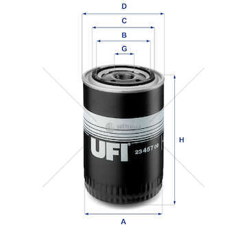 Oil Filter FILTRO OLIO F1AE0481 2300 CC LUNGO Ufi