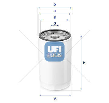 Oil Filter Filtro Olio spin-on Ufi