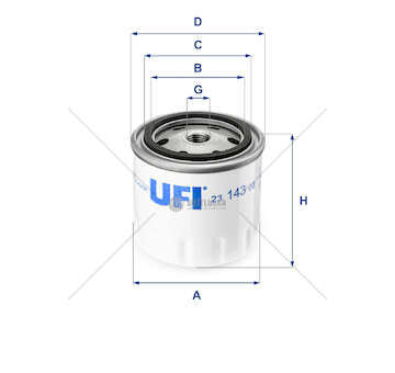 Oil Filter Filtro Olio spin-on Ufi