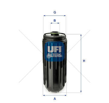Oil Filter FILTRO OLIO - STRALIS EURO 5 Ufi
