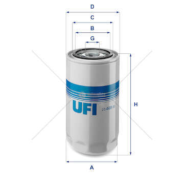 Oil Filter FILTRO OLIO TECTOR AVVITABILE Ufi