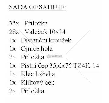 Ojnice kompletní | TZ02800