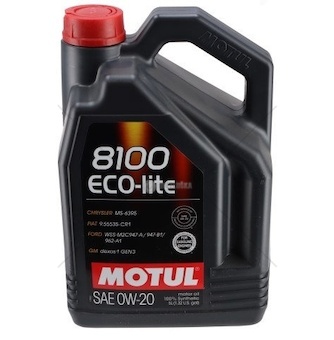 Olej 8100 eco-lite 0W20 5L Motul 108536