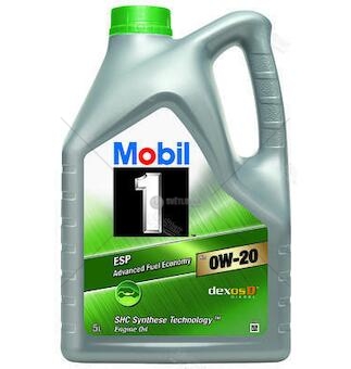 Olej MOBIL 1 0W20 X2 ESP 5L MOBIL MOB0W205