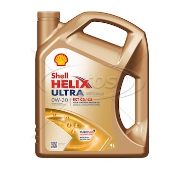 Olej motorový shell helix ultra  ect c2/c3 0w-30, 4 l 0444554_A