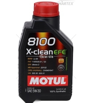 Olej MOTUL 5W30 8100 X-CLEAN EFE 1L  109470