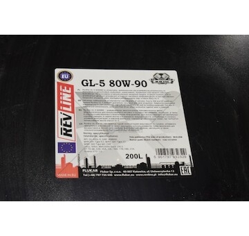 OLEJ PRZEKL.GL5 SAE 80W90 200L REVLINE REVLINE RGL58090200