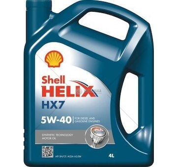 Olej SHELL HELIX HX7 5W40 4L SHELL 550040513