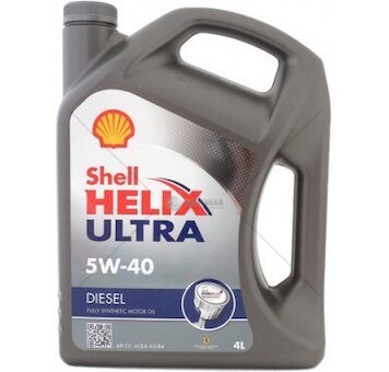 Olej SHELL HELIX ULTRA DIESEL 5W-40 4L SHELL 550046645