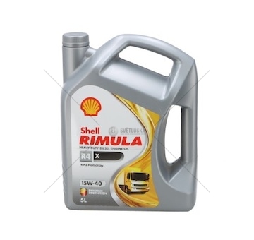 Olej SHELL RIMULA R4 X 15W40 5L SHELL 550036750