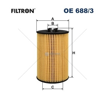 Olejový filter audi a4 b5 94> 2.0 tdi WFIL OE 688/3