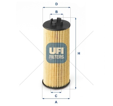 Olejový filter bmw 2 f22/f87 12> f45 1.5 216 i 15> WUFI 25.185.00