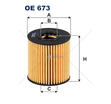 Olejový filter fiat ducato 06> 2.2 jtd oe 673