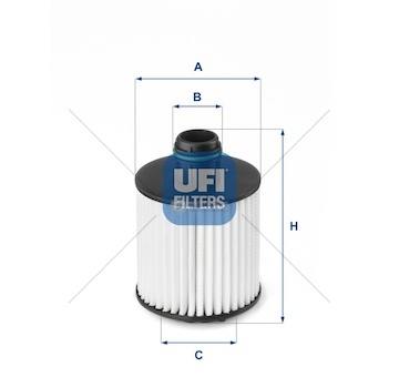 Olejový filter fiat fiorino 07> 1.3 jtd 15> WUFI 25.139.00
