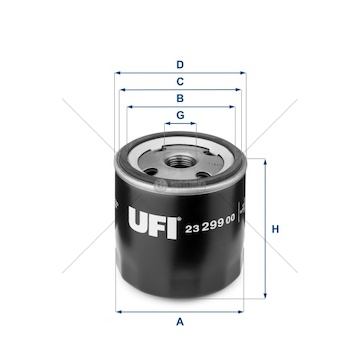 Olejový filter fiat palio/siena 97> 1.8 hlx 23.299.00