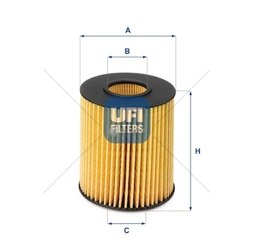 Olejový filter - hyundai i20 1.1crdi/ i30 1.4crdi/ 14> WUFI 25.151.00