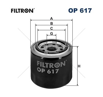 Olejový filter mazda 3 i 03> 2.2 mzr WFIL OP 617