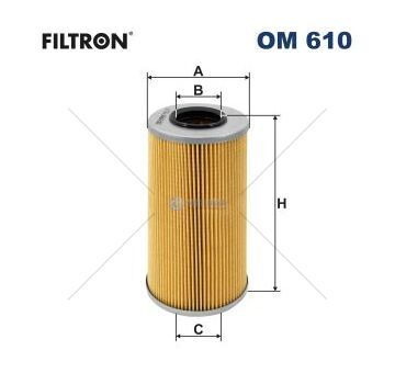 Olejový filter mercedes sprinter 95> 901-905 312 d WFIL OM 610