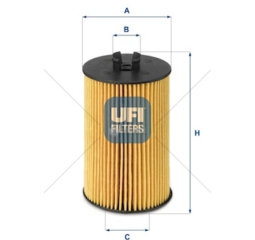 Olejový filter opel astra f 91> agila 1.0/ astra 1.4/ tigra 1.4 04> WUFI 25.012.00