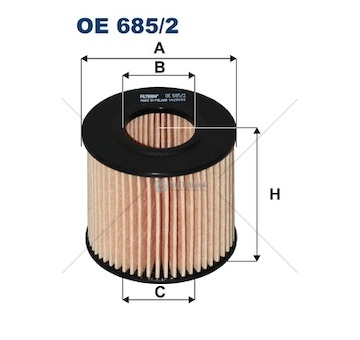 Olejový filter toyota avensis t22 97> 2.0 WFIL OE 685/2