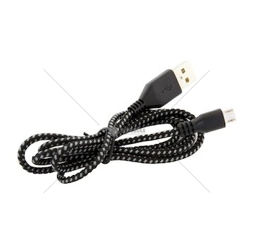 Opletený nabíjecí USB kabel 1m, micro USB KAXL