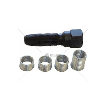 Opravná sada na závity zapalovacích svíček 5ks GEKO