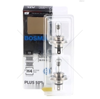 OPTIPLUS 12[V] 60/55[W] P43t H4 +50% TWI BOSMA 3929