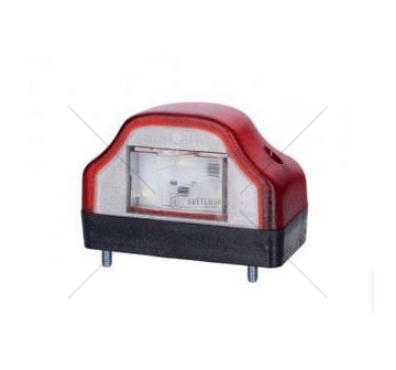 Osvětlení SPZ diodová červená HORPOL LTD232