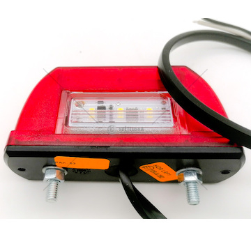 Osvětlení SPZ diodová červená HORPOL LTD669